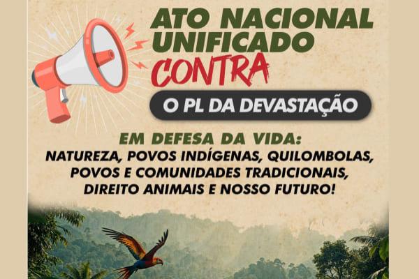 Ato Nacional Unificado contra a PL da Devastação em BH