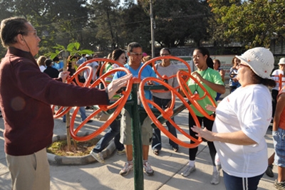 Praça Rinaldo Cota Arnaldo recebe Academia da Cidade
