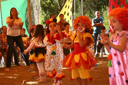 Família Sócrates vai ao circo e Festa é um grande sucesso