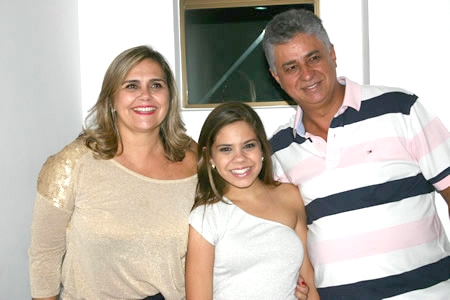 Niver da Carol, simpatia de família