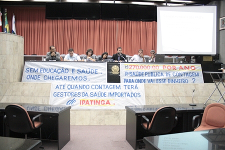 Alerta na saúde pública de Contagem