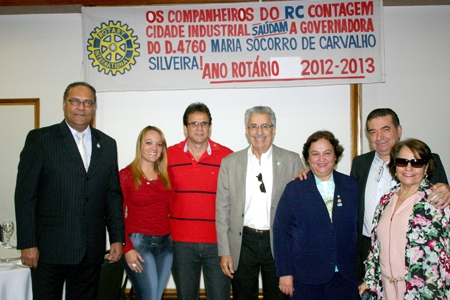 Governadora do Rotary Club vem a Contagem