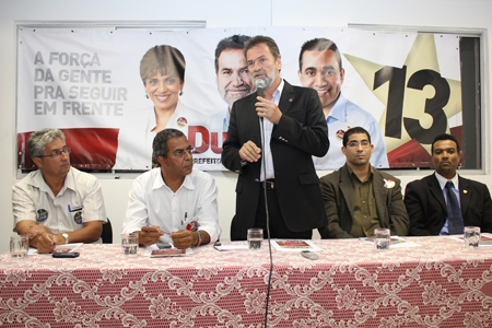 Durval recebe apoio do ministro da Justiça
