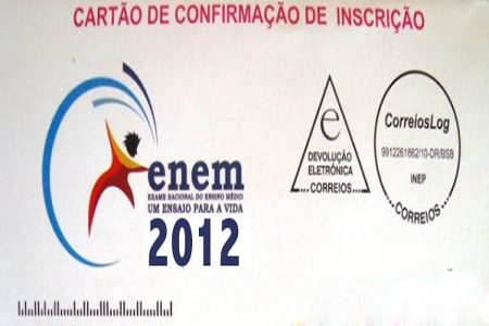 Começa hoje entrega do cartão do ENEM com hora e local da prova