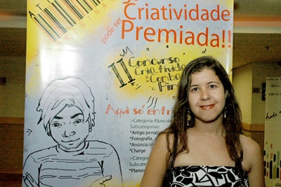 Professora de Contagem vence concurso Criatividade no Combate à Pirataria.