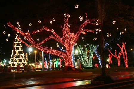Contagem está iluminada para o Natal e para a chegada do Ano Novo