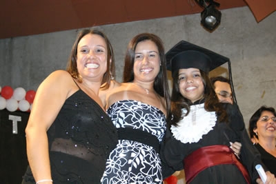 Formatura da 8ª série do Colégio Santa Cruz.