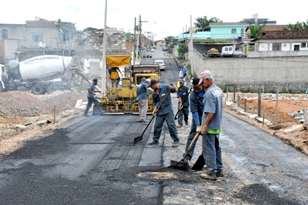 Pavimentação nas Ruas do bairro Maracanã/Contagem