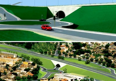 Túnel que vai ligar Ressaca ao Eldorado começa a ser construído.
