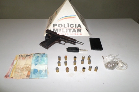 PM apreende drogas e arma no Novo Progresso