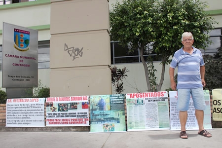 Aposentados roubam a cena na Câmara Municipal de Contagem
