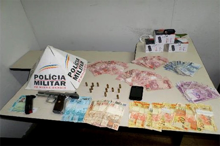 Apreensões no final de semana em Contagem