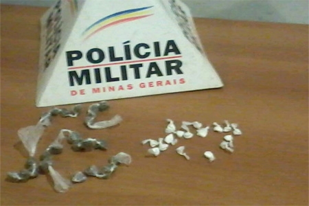 Polícia apreende drogas no bairro Darcy Ribeiro