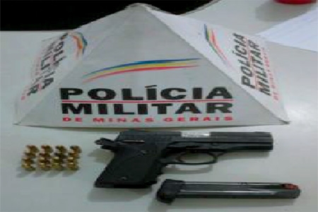 Apreensão de arma no bairro Retiro