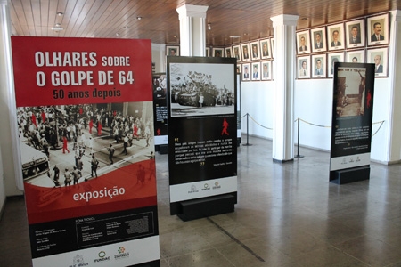 Câmara de Contagem recebe exposição “Olhares sobre o Golpe de 64”