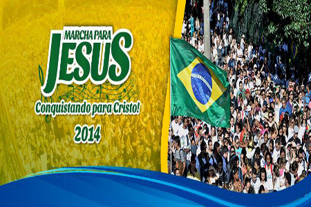 Contagem recebe Marcha para Jesus neste sábado (30)