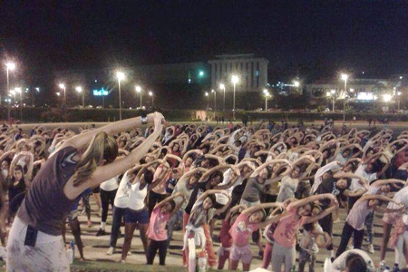 Exercita Contagem realiza ação especial da Campanha Outubro Rosa