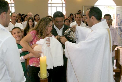 Batizado de Giovanna Coelho de Castro.