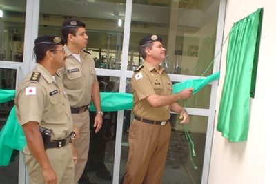 18º Batalhão de Polícia Militar de Contagem inaugura sala de musculação.