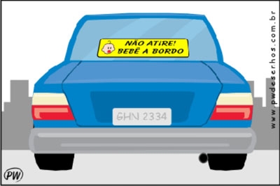 Bebe a bordo, não atire.