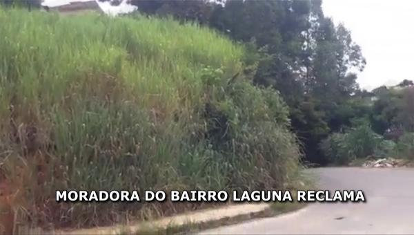 Moradora do bairro Laguna reclama