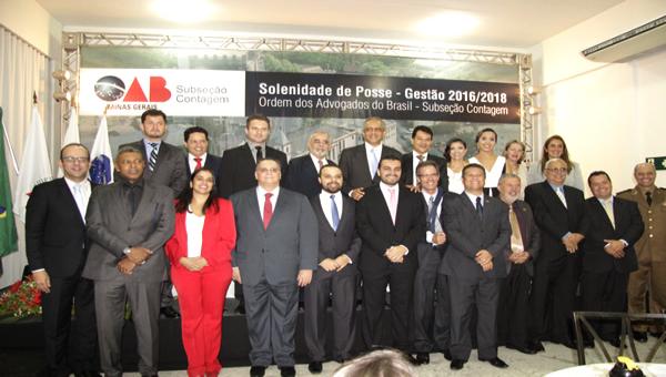 Toma posse da nova diretoria da OAB Subseção Contagem