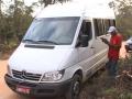 Van abandonada em Contagem