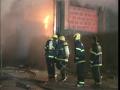 Incêndio destroi galpão em Contagem