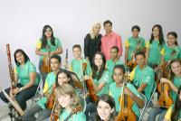 Dadá Maravilha visita a Orquestra Jovem de Contagem