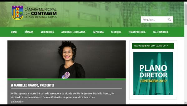 Câmara Municipal de Contagem homenageia Marielle Franco e é atacada nas redes sociais