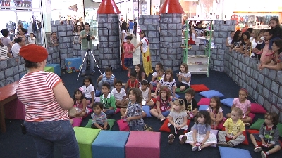 PRAÇA ENCANTADA ATRAI CRIANÇAS E ADULTOS AO BIG SHOPPING